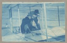 Orville Wright glider flights - Cyanotype #5